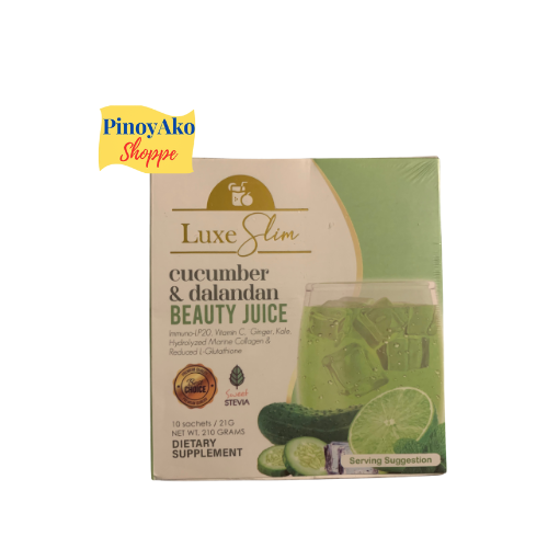 Luxe Slim Cucumber & Dalandan Beauty Juice. 10 sachets.