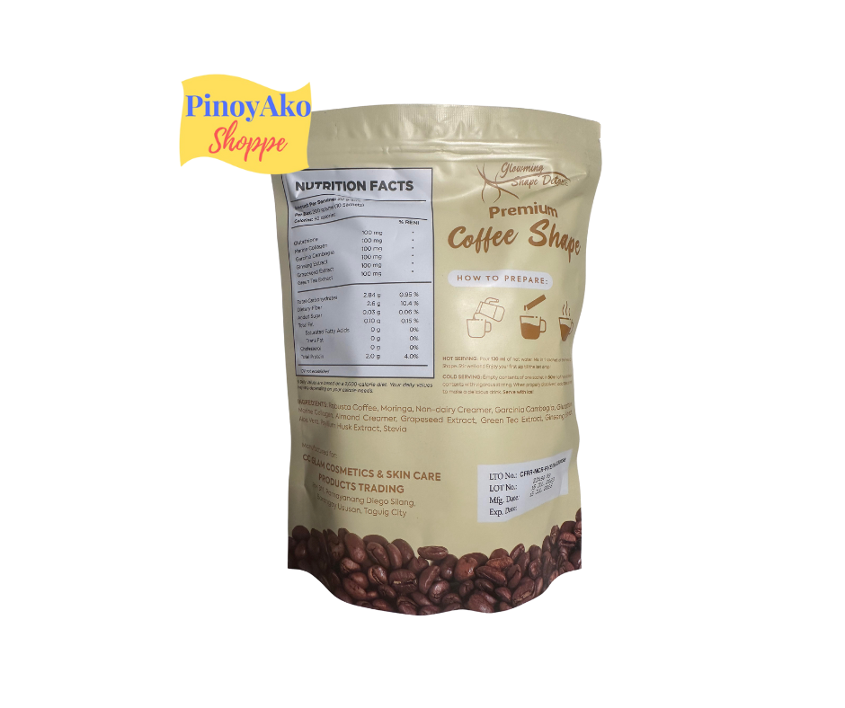 Cris Cosmetics Premium Coffee Shape Coffee Drink - 20g x 10 Sachets