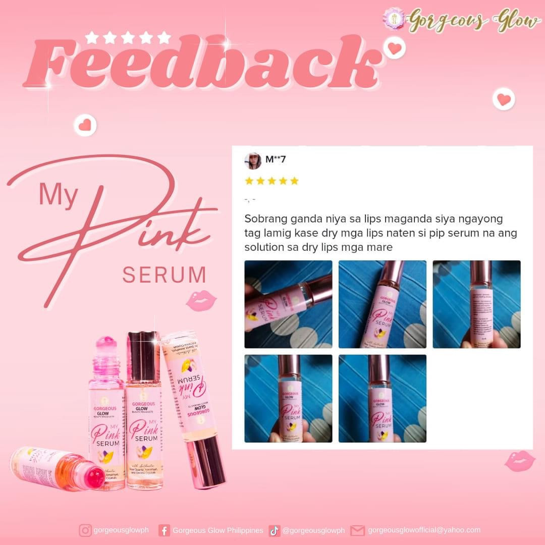 Gorgeous Glow Ph My Pink Serum for lip & cheeks 10mL